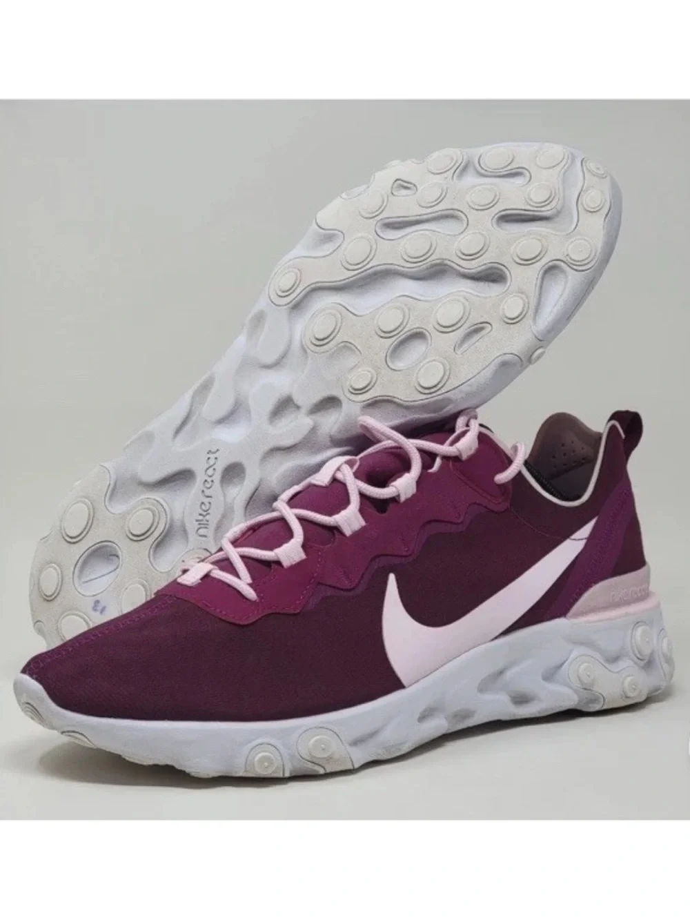 Nike Women’s React Element 55 CJ1496-991 Running Shoe Sneakers Size 9.5